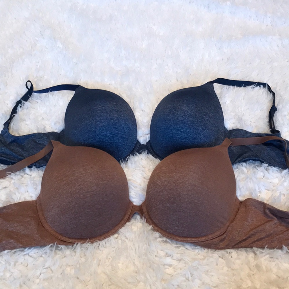 2 - 36DD padded perfect coverage Victoria’s Secret bras